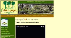Desktop Screenshot of 3palmsnursery.com